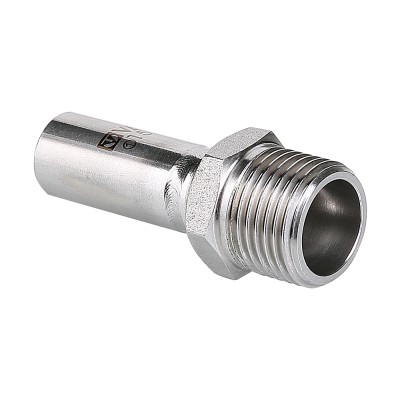 Вставка VALTEC резьбовая нерж. сталь с нар.р. 18х1/2 Вставка VALTEC резьбовая нерж. сталь с нар.р. 18х1/2