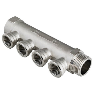 Коллектор VALTEC 1х4 вых. 1/2 вн. Коллектор VALTEC 1х4 вых. 1/2 вн.