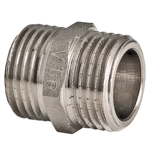 Ниппель VALTEC 1 1/4 наружная резьба, никелированная латунь Ниппель VALTEC 1 1/4 наружная резьба, никелированная латунь