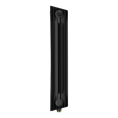 Биметаллический секционный радиатор отопления Royal Thermo Pianoforte Noir Sable 500 / 6 секций нижнее правое подключение