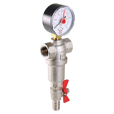Фильтр промывной VALTEC 3/4, каскадный (500 и 100) (VT.390.N.05)