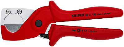 Труборез-ножницы KNIPEX для композитных металлопластиковых и пластиковых труб, 12-25 мм, длина 185 мм, SB Труборез-ножницы KNIPEX для композитных металлопластиковых и пластиковых труб, 12-25 мм, длина 185 мм, SB