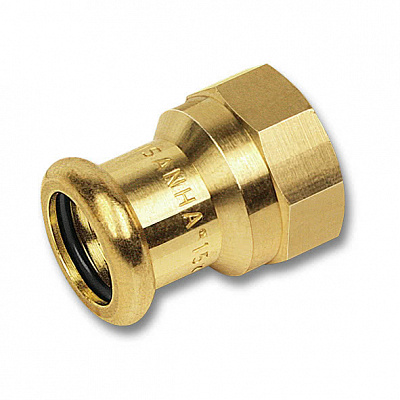 Муфта Sanha 8270G, ВПр-ВР, бронза, 22x1/2