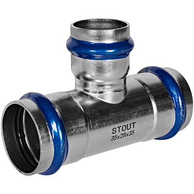 Тройник переходной Stout из нержавеющей стали 35х28х35 ВПр (SSS-2014-352835) Тройник переходной Stout из нержавеющей стали 35х28х35 ВПр (SSS-2014-352835)