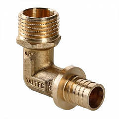 Угольник VALTEC надвижной универсальный с переходом на нар.р. 16(2,2) х 1/2