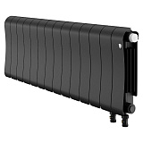Биметаллический секционный радиатор отопления Royal Thermo Infinity 300 V Чёрный / 14 секций
