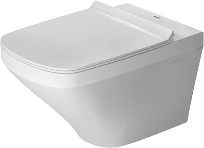 Унитаз подвесной Duravit 45510900A1 DURASTYLE комбипак (2551090000 370х540, , Rimless® + 0063790000 Сиденье с крышкой, SoftClose)