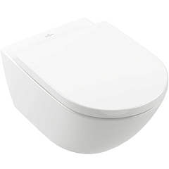 Унитаз подвесной Villeroy and Boch Subway 3.0 4670TS01 (с крышкой SoftClose)
