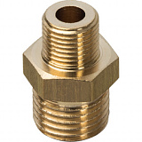 Ниппель переходной Stout 3/4 X1/2 наружная резьба, латунь