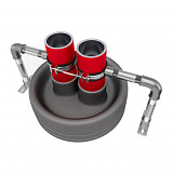Двойной фиксатор Thermaflex FV-RCLAMP2/63