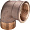 Отвод Viega 90 бронза Rp-резьба 3092 1/2 x 1/2 264024