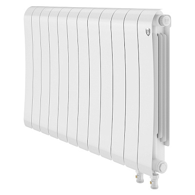 Биметаллический секционный радиатор отопления Royal Thermo Infinity 500 V Белый / 12 секций