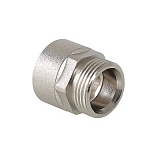 Переходник VALTEC 3/4 х 3/4 евроконус внутренняя-наружная резьба, никелированная латунь