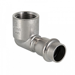 Угольник VALTEC из нержавеющей стали, 90 град. внутренняя резьба 35 x 1