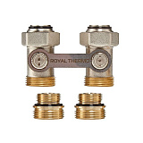 Узел нижнего подключения Royal Thermo прямой 1/2х3/4EK