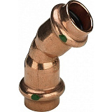 Отвод 45 медный Viega Profipress с SC-Contur d=12 (арт. 292 409)