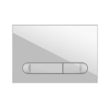 Кнопка смыва Cersanit ESTETICA для LINK PRO/VECTOR/LINK/HI-TEC пластик белый