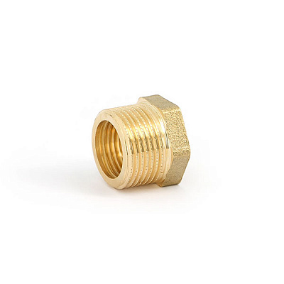 Футорка UNI-FITT 1 1/2 x 3/4 внутренняя-наружная резьба, латунь