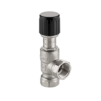 Клапан перепускной VALTEC угловой 1/2 (20-60 кПа) (VT.665.N.0402) Клапан перепускной VALTEC угловой 1/2 (20-60 кПа) (VT.665.N.0402)