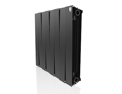 Биметаллический секционный радиатор отопления Royal Thermo PianoForte Noir Sable 500 / 8 секций Биметаллический секционный радиатор отопления Royal Thermo PianoForte Noir Sable 500 / 8 секций