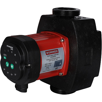 Циркуляционный насос Rommer с частотным регулированием PROFI ERTI 32/40-180 с гайками и теплоизоляцией Циркуляционный насос Rommer с частотным регулированием PROFI ERTI 32/40-180 с гайками и теплоизоляцией