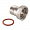 Полусгон прямой VALTEC с накидной гайкой, 3/4 x 1/2 наружная резьба, никелированная латунь