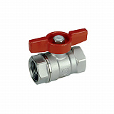 Кран шаровой Giacomini R251 cтандартнопроходной, ручка бабочка, ВВ 1/2
