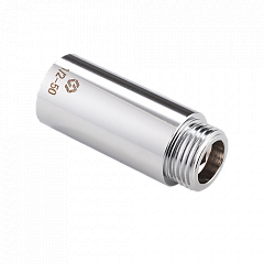 Удлинитель MVI хромированный, резьба ВР-НР 3/4 x 80 mm, DN20, латунь