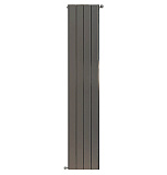 Алюминиевый секционный радиатор отопления Stout Sebino 1800 / 6 секций (серый)