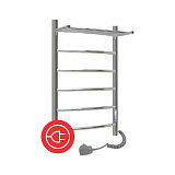 Электрический полотенцесушитель Термодизайн CLASSIC RP (лесенка с полкой) нержавеющая сталь W=500,H=600 (3 перекладины)