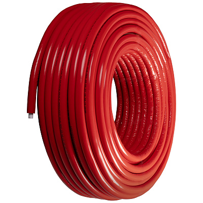 Труба из сшитого полиэтилена (PE-Xa) Usystems Radi Pipe PN10 20x2,8 в теплоизоляции 6 мм красной, бухта 50 м Труба из сшитого полиэтилена (PE-Xa) Usystems Radi Pipe PN10 20x2,8 в теплоизоляции 6 мм красной, бухта 50 м