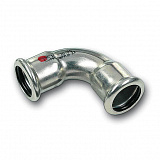 Отвод Sanha 24002A, 90 гр. ВПр, углеродистая сталь, 28