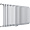 Стальной трубчатый радиатор отопления Rommer RST 2100/05 боковое подключение RAL9016