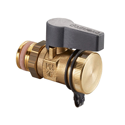 Кран шаровой Oventrop Optiflex KFE, DN 10 PN 16, с колпачком