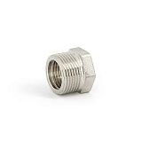 Футорка UNI-FITT 1 1/2 x 1 1/4, никелированная латунь, внутренняя-наружная резьба