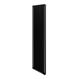 Стальной трубчатый радиатор отопления Royal Thermo Shift R22 VC2180 - 12 секций RAL9005m (черный)