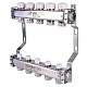 Блок коллекторный VALTEC с ручн. регулир. клап.1х10 вых Евроконус 3/4