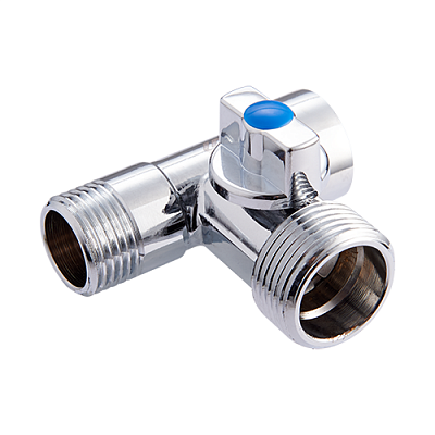 Кран-тройник MVI для подключения сантехнических приборов ВНН 1/2x3/4x1/2 Кран-тройник MVI для подключения сантехнических приборов ВНН 1/2x3/4x1/2