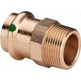 Соединительный элемент медный Viega Sanpress с SC-Contur d=28 (арт. 297 978)