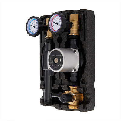 Насосная группа HOOBS , DN25 (1 вр х 1 1/2 нр), с 3-х ход. клапаном, с насосом GRUNDFOS UPSO25-65 Насосная группа HOOBS , DN25 (1 вр х 1 1/2 нр), с 3-х ход. клапаном, с насосом GRUNDFOS UPSO25-65