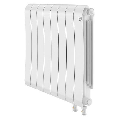 Биметаллический секционный радиатор отопления Royal Thermo Infinity 500 V Белый / 8 секций