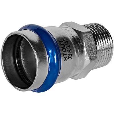 Переходник Stout из нержавеющей стали 28х3/4 ВПр-НР (SSS-2021-002834) Переходник Stout из нержавеющей стали 28х3/4 ВПр-НР (SSS-2021-002834)