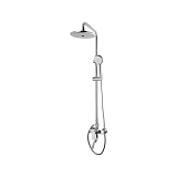 Душевая система IDDIS со смесителем, верхним душем и изливом, Edifice