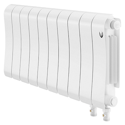 Биметаллический секционный радиатор отопления Royal Thermo Infinity 300 V Белый / 10 секций