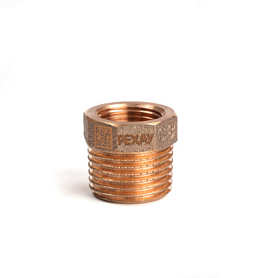 Футорка РЕХАУ редукционная бронзовая AURLINE, R1/2 x Rp3/8, RX+ (18741431001) Футорка РЕХАУ редукционная бронзовая AURLINE, R1/2 x Rp3/8, RX+ (18741431001)