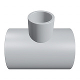 Тройник Thermaflex редукционный для раструбной сварки PB-T25/20/25
