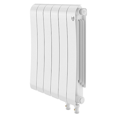 Биметаллический секционный радиатор отопления Royal Thermo Infinity 500 V Белый / 6 секций