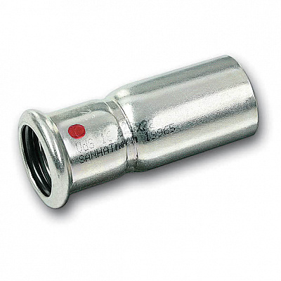 Ниппель Sanha 24243, редукционный ВПр-НПр, углеродистая сталь, 28ax22