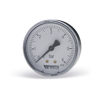 Манометр Watts F+R150 80/16, аксиальный Манометр Watts F+R150 80/16, аксиальный