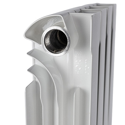 Алюминиевый секционный радиатор отопления Stout Vega 500 / 1 секция